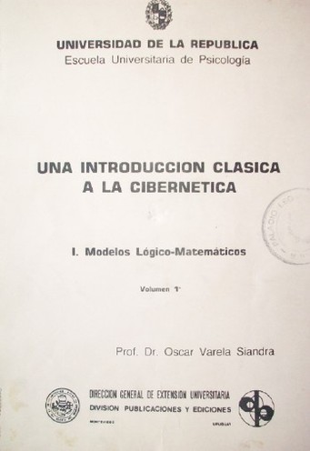 Una introducción clásica a la cibernética