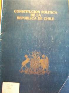 Constitución Política de la República de Chile