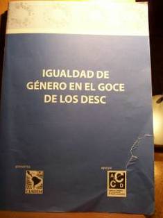 Igualdad de género en el goce de los DESC