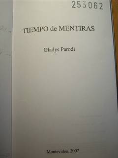 Tiempo de mentiras