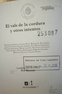 El vals de la cordura y otros intentos