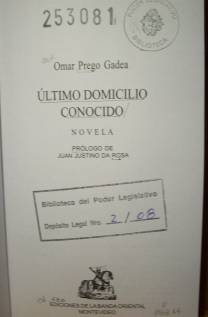 Último domicilio conocido