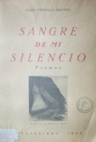 Sangre de mi silencio : poemas