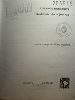 Cuerpos nuestros : redefiniendo la justicia