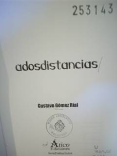 Adosdistancias