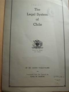 The Legal System of Chile