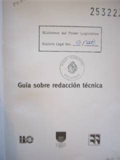 Guía sobre redacción técnica