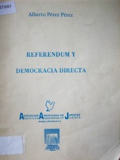 Referendum y democracia directa