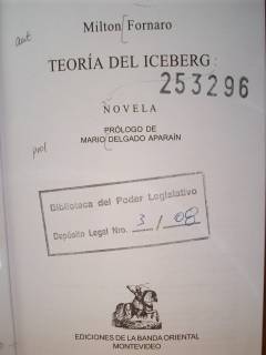 Teoría del iceberg : novela