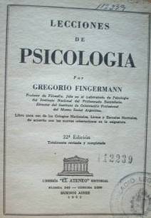 Lecciones de psicología