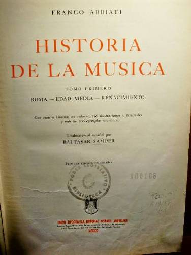 Historia de la música