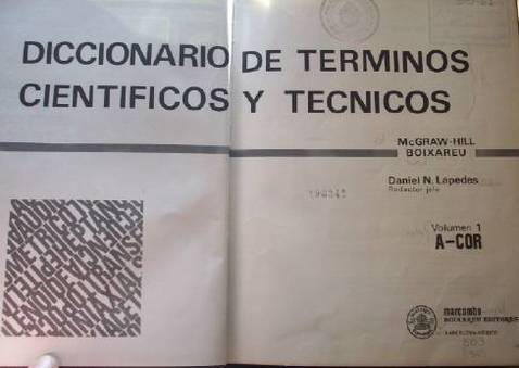 Diccionario de términos científicos y técnicos