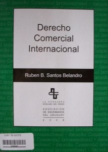 Derecho comercial internacional