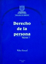 Derecho de la persona