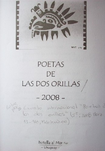 Poetas de las dos orillas : 2008