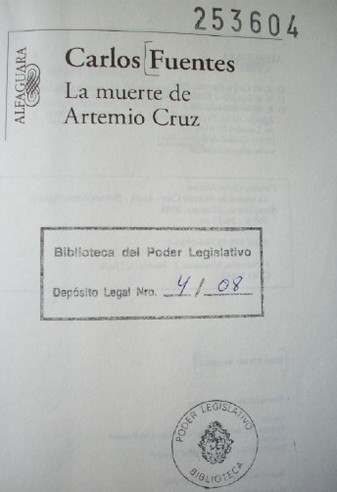 La muerte de Artemio Cruz