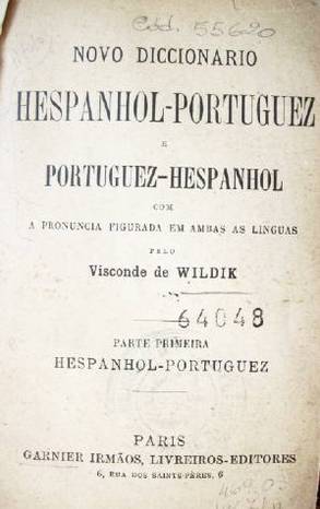 Novo Diccionario Hespanhol-Portuguez