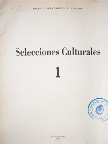 Selecciones culturales