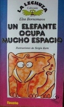 Un elefante ocupa mucho espacio