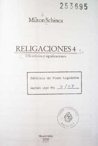 Religaciones 4 : EIS : delirios y significaciones