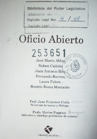 Oficio abierto