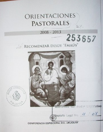 Orientaciones pastorales : 2008 - 2013