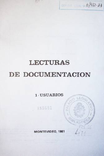 Lecturas de Documentación : 1. usuarios