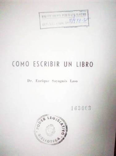 Cómo escribir un libro