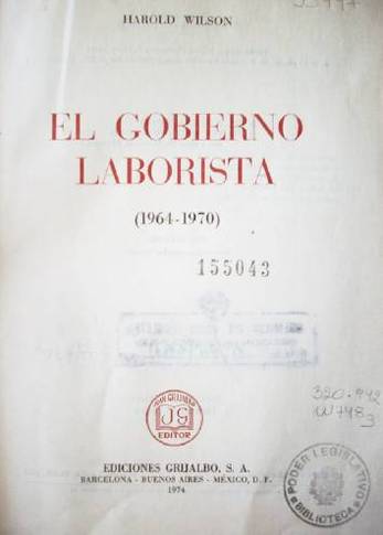 El gobierno laborista : (1964-1970)