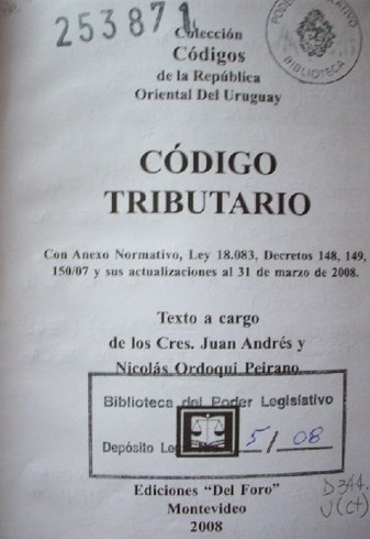 Código Tributario