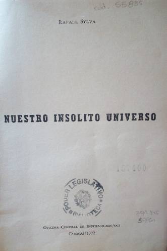 Nuestro insólito universo