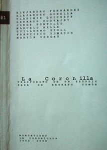 La Coronilla : traspuesto de un estudio para un retrato común