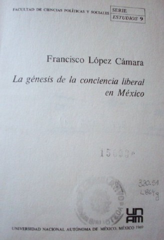 La génesis de la conciencia liberal en México