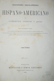 Diccionario enciclopédico Hispano-Americano de Literatura, Ciencias y Artes