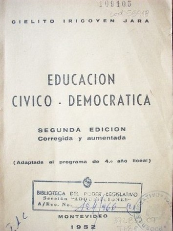 Educación cívico - democrática
