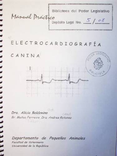 Electrocardiografía canina: manual práctico