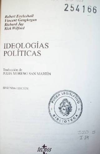 Ideologías políticas
