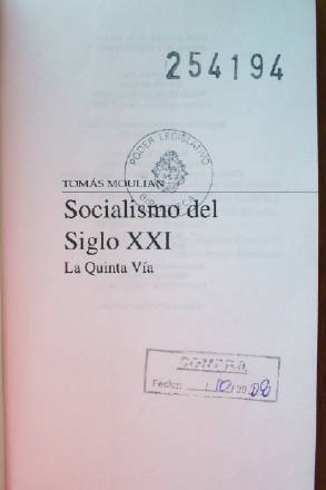 Socialismo del siglo XXI : la quinta vía