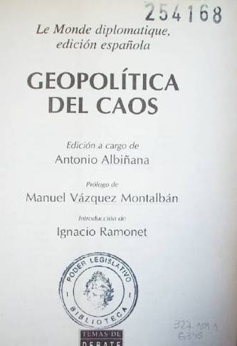 Geopolitica del caos