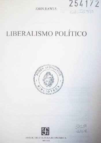 Liberalismo político