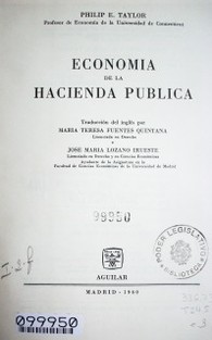 Economía de la hacienda pública