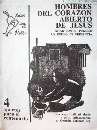 Hombres del corazón abierto de Jesús : estar con el pueblo, un estilo de presencia.