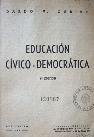 Educación cívico - democrática