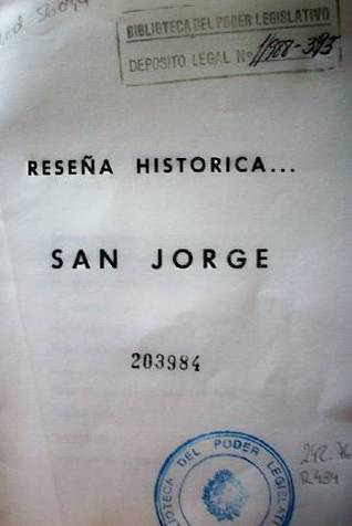 Reseña histórica...  : San Jorge