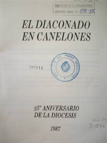 El diaconado en Canelones