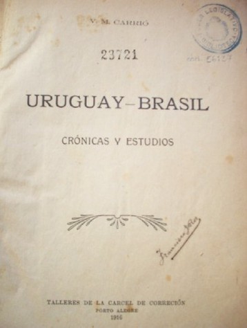 Uruguay - Brasil : crónicas y estudios