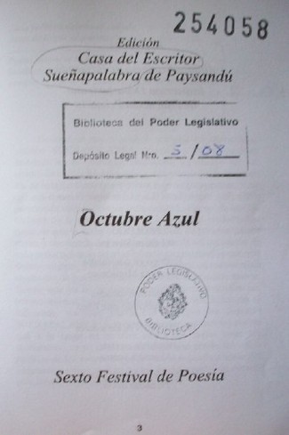 Octubre Azul
