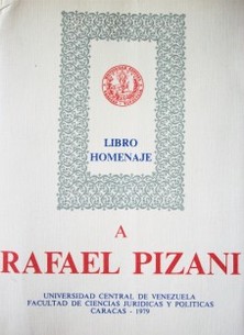 Libro homenaje a Rafael Pizani