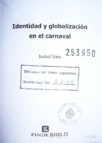 Identidad y globalización en el carnaval