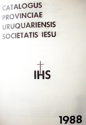 Catalogus provinciae uruquariensis societatis iesu